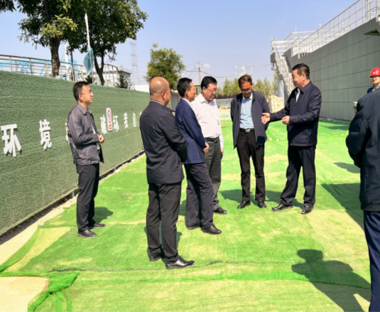 市人大调研城东污水处理厂二期项目(图1) 市人大调研城东污水处理厂二期项目(图1)